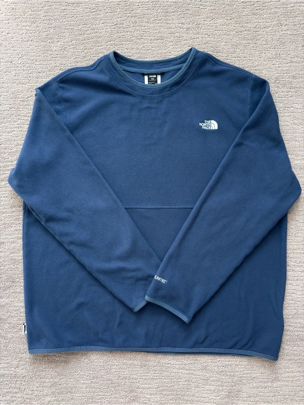 The North Face Men’s Alpine Polartec Crewneck Fleece Blue XXL Outdoor Hiking